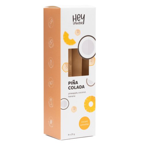 HeySmoothie Pina Colada instant smoothie 4 x 25g