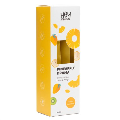 HeySmoothie Pineapple Drama instant smoothie 4 x 25g