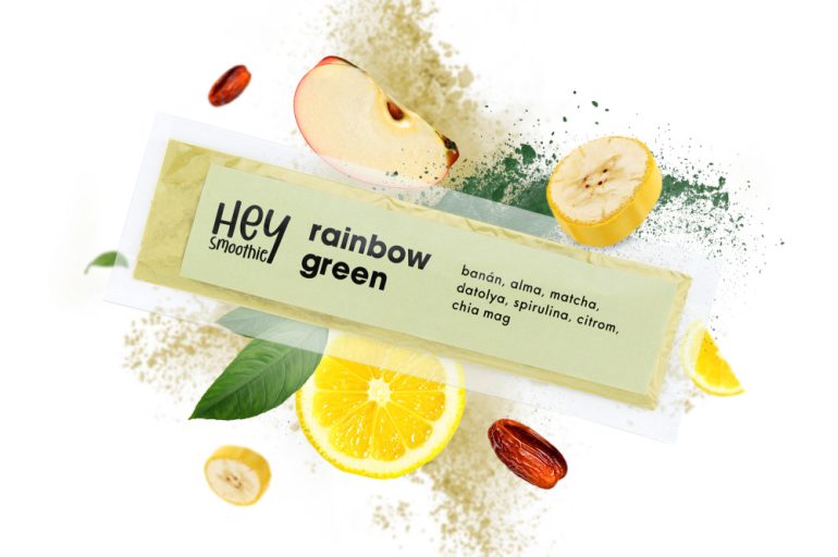 HeySmoothie Rainbow Green instant smoothie