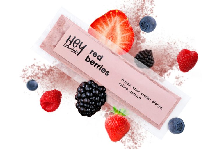 HeySmoothie Red Berries instant smoothie